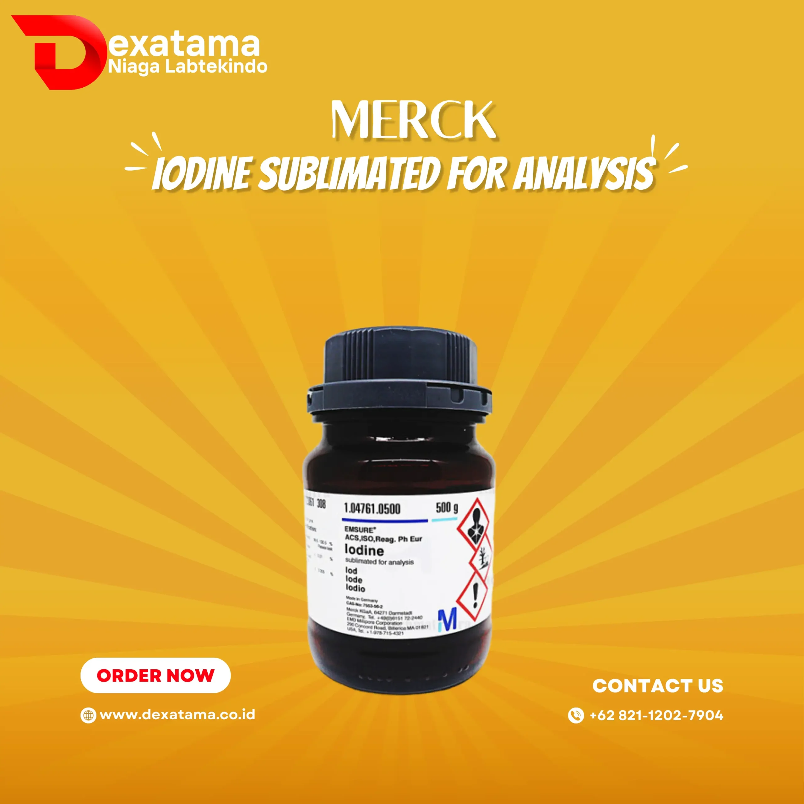 Iodine sublimated for analysis 1.04761